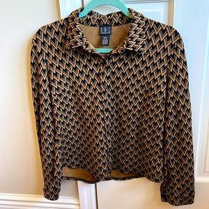 Inc medium contemporary button down shirt